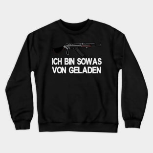 Maschinengewehr Spruch MG 36 Crewneck Sweatshirt